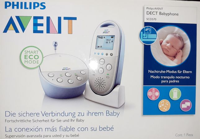 Intercomunicador bebé Philips Avent SCD570