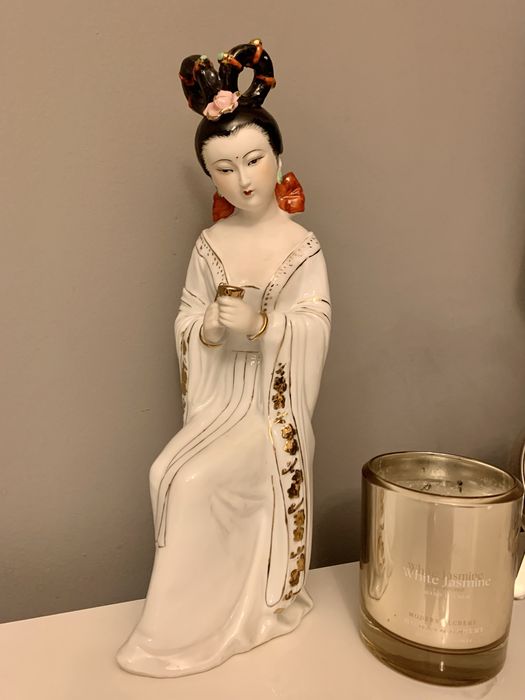 Chinska , recznie malowana porcelana 40cm