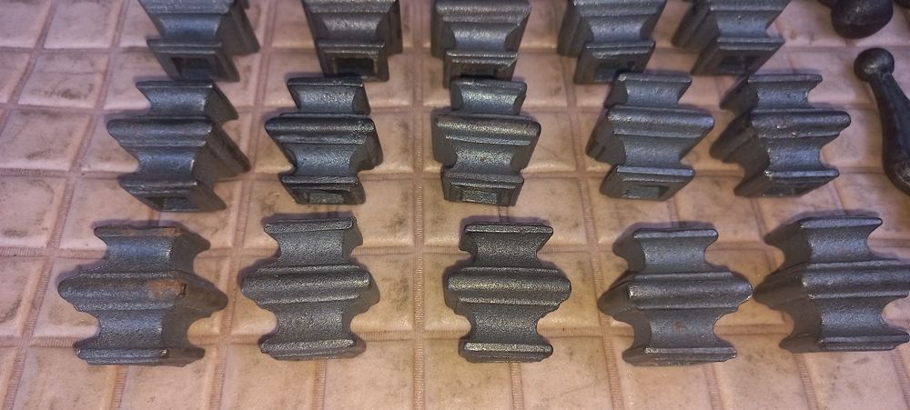 Елементи декору для кованих виробів: вставки та накінечники, нов.стан