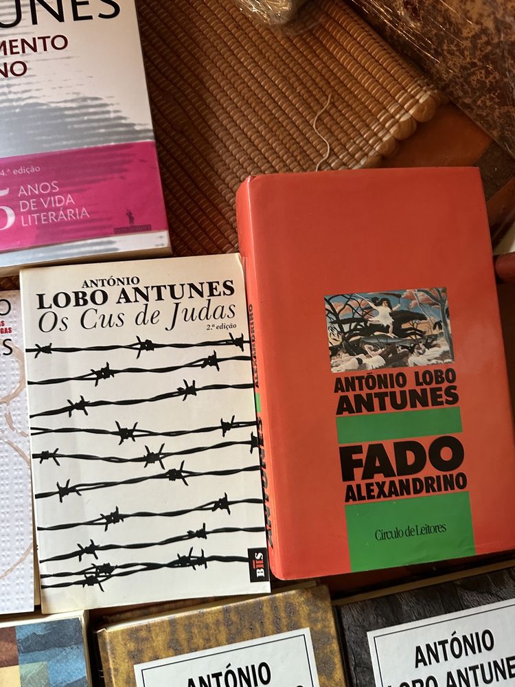 lote livros António Lobo Antunes.