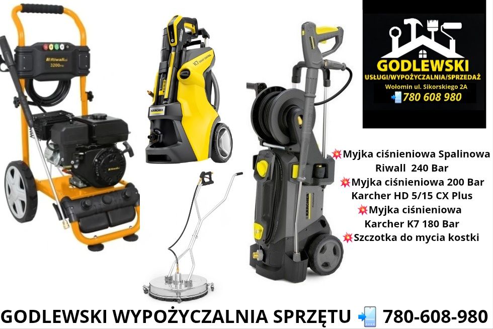 Wypożyczalnia! Myjka Ciśnieniowa Karcher K7 Wynajem!