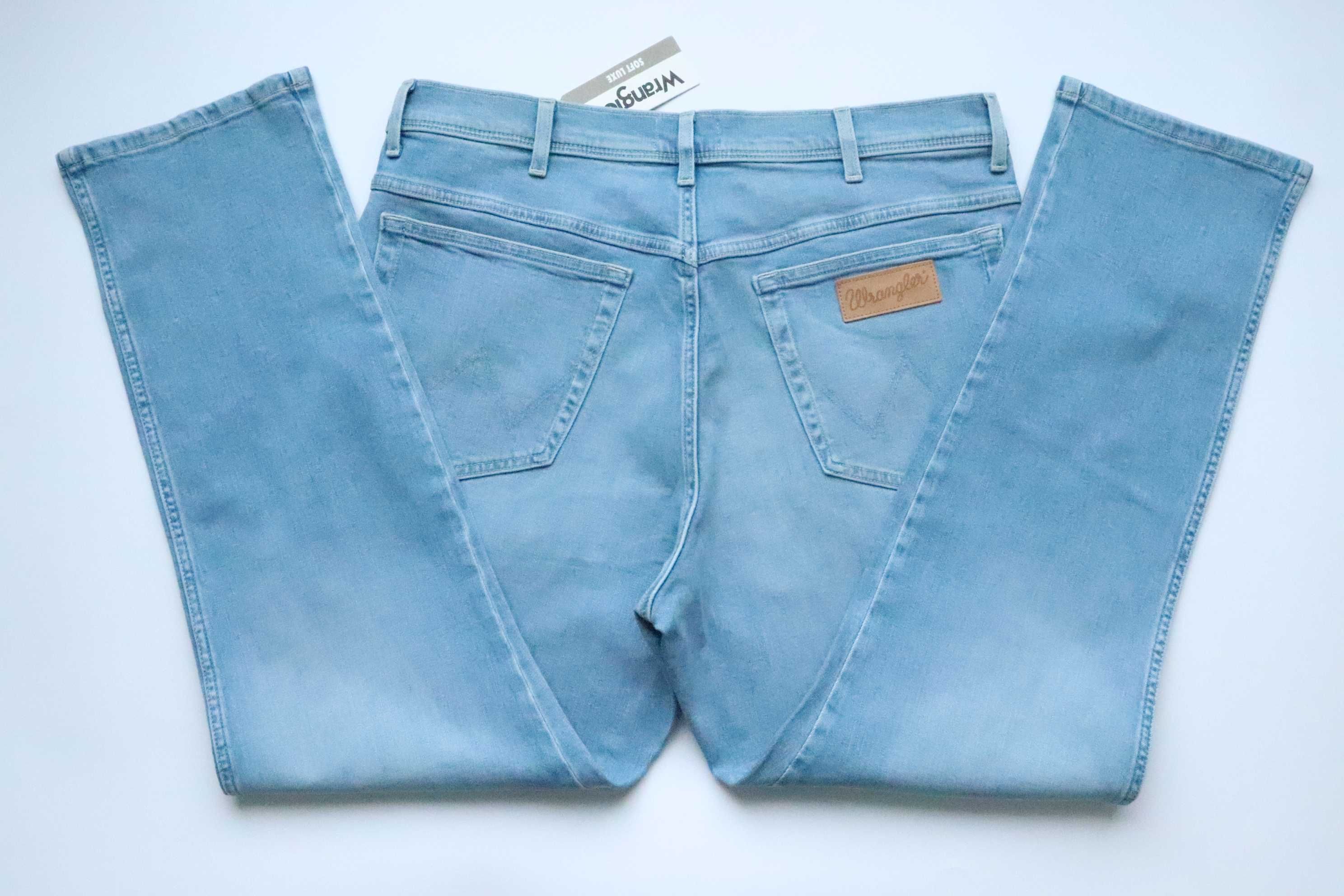 WRANGLER TEXAS SLIM W38 L30 męskie spodnie jeansy nowe