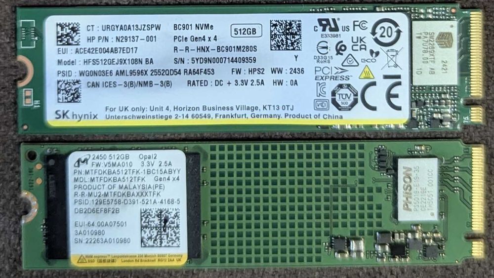 SSD M2 NVME  256-512-1TB-2TB