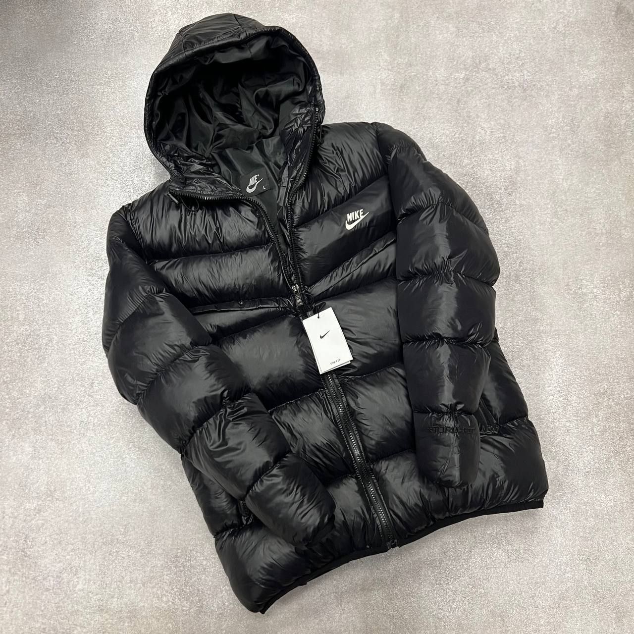 NIKE -60% МУЖСКАЯ Зимняя весенняя куртка черная Унисекс теплая скидка