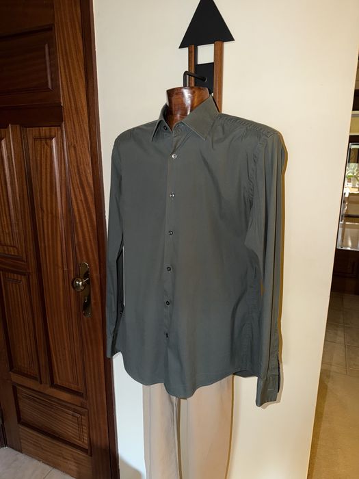 Camisa Hugo Boss Verde - Slim fit 39