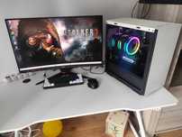 komputer gamingowy z kartą graficzną RTX 4070-12 GB + monitor Los "27"