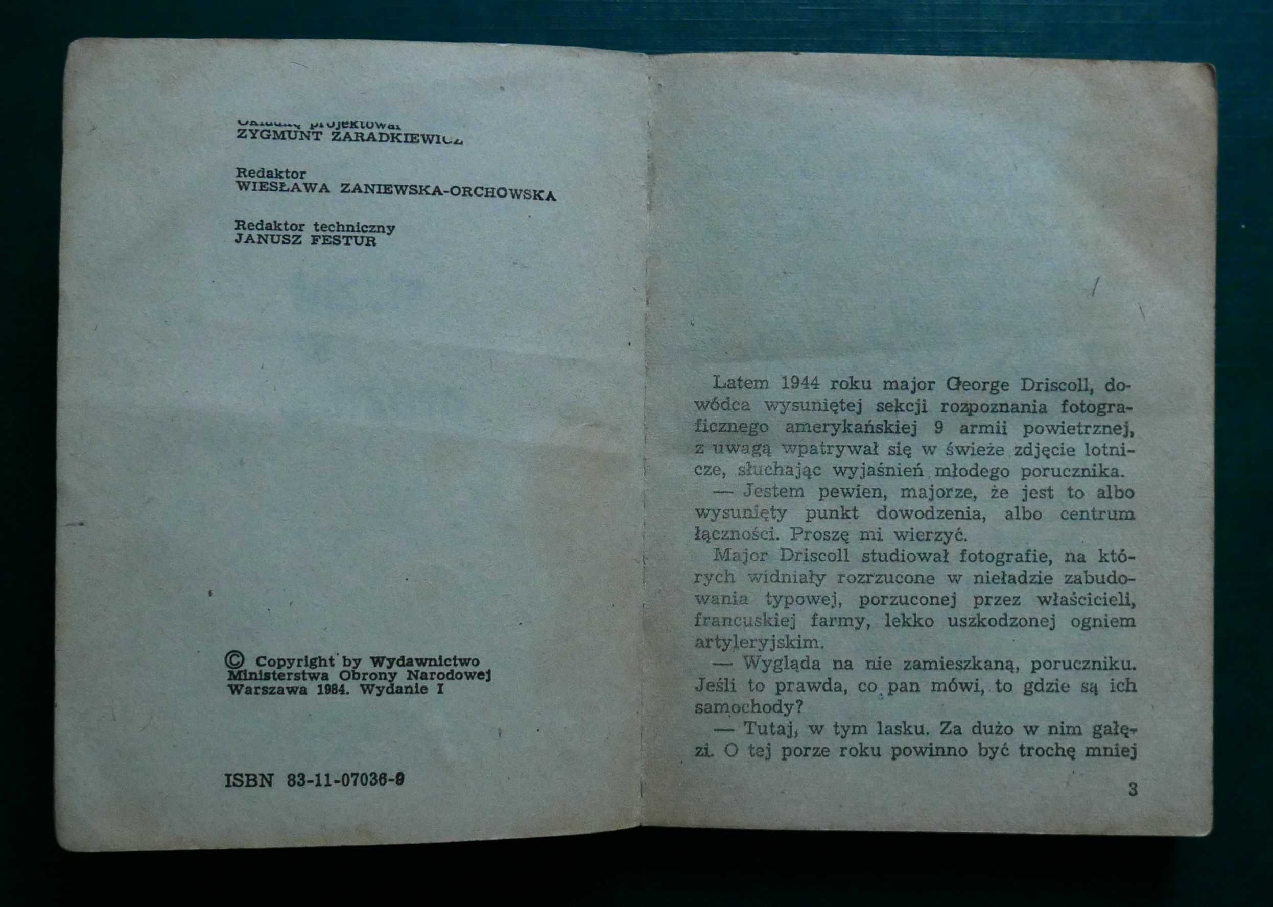 Strzał w próżnie - Rafał Brzeski/Seria "Żółty Tygrys" Nr.04/1984r