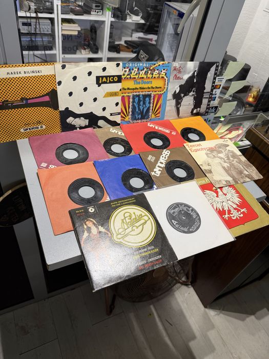Zestaw płyt winylowych 7’ single stan vg-nm