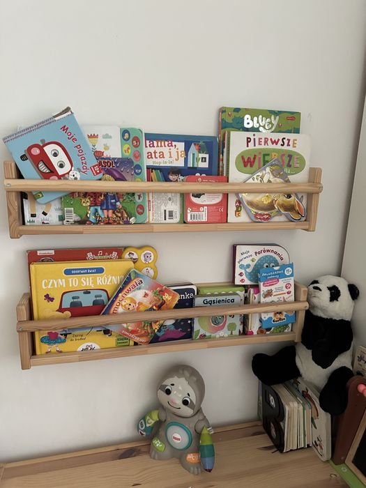 Polki flisat w stanie bdb ikea