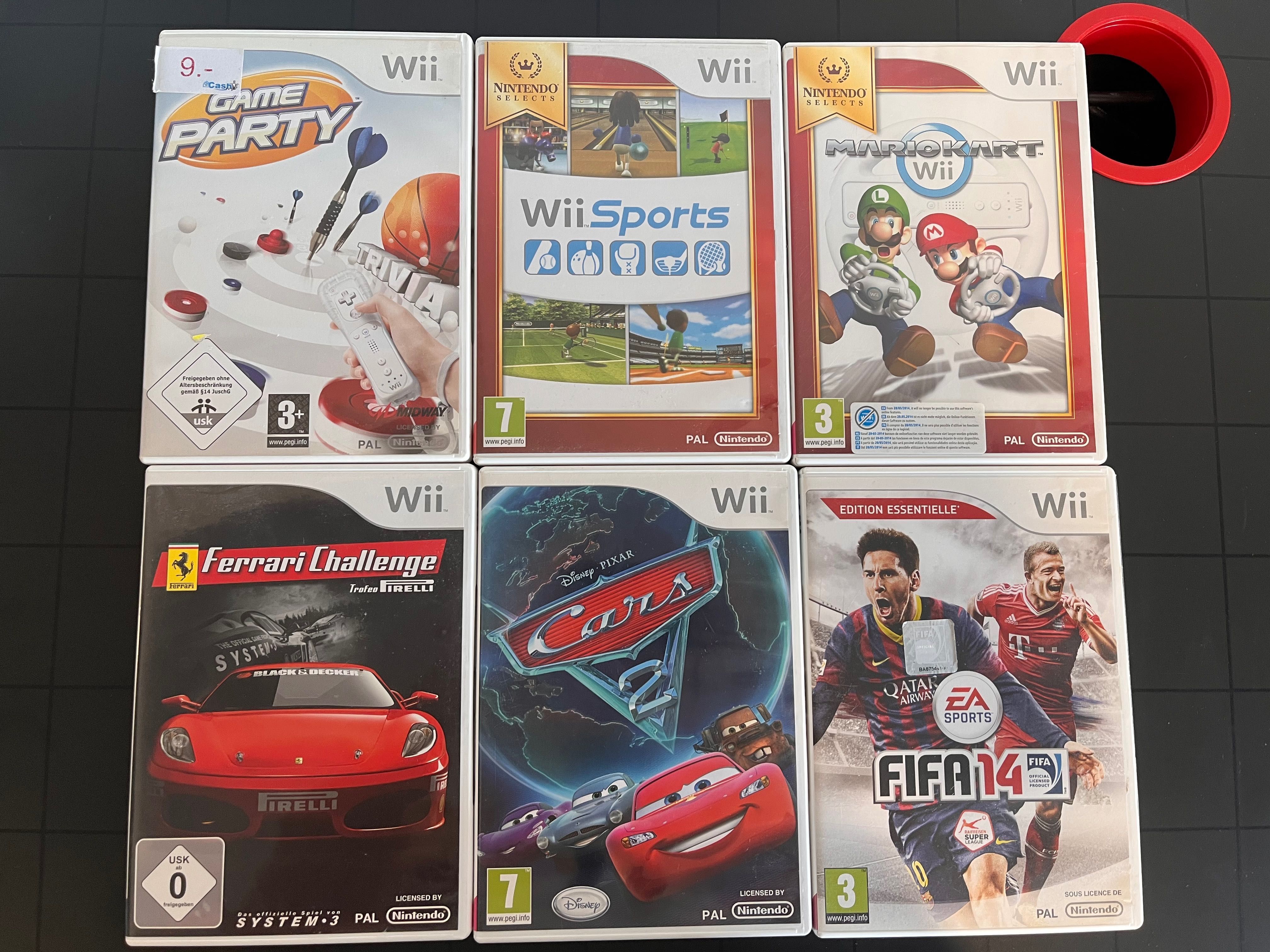 Wii Mini em Perfeito Estado + Acessórios e 12 Jogos!