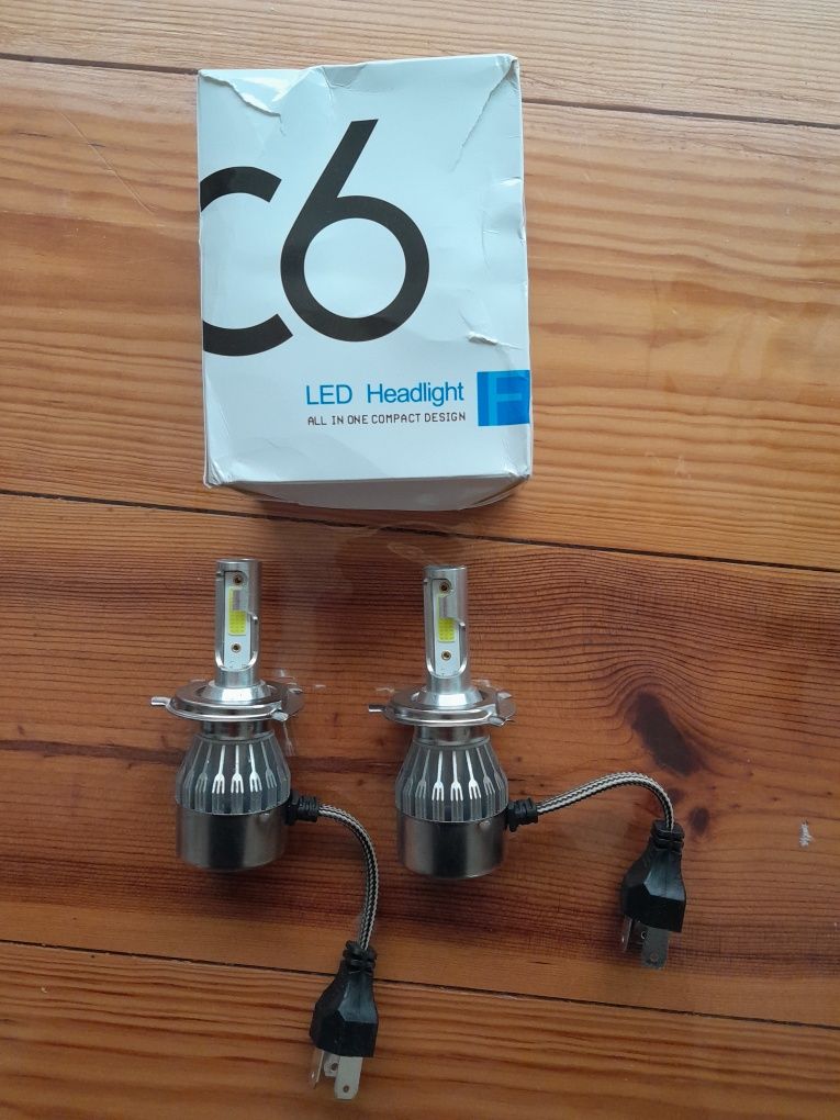 Kit lampadas LED H4 c/ventilador