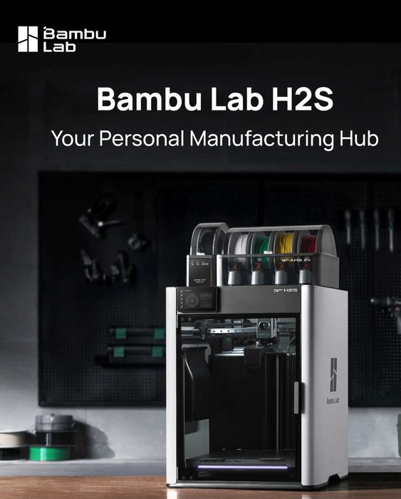 3D Bambu Lab P2S/ H2S/ X1/A1 mini / А1 / P1S , та АМС на 4 котушки