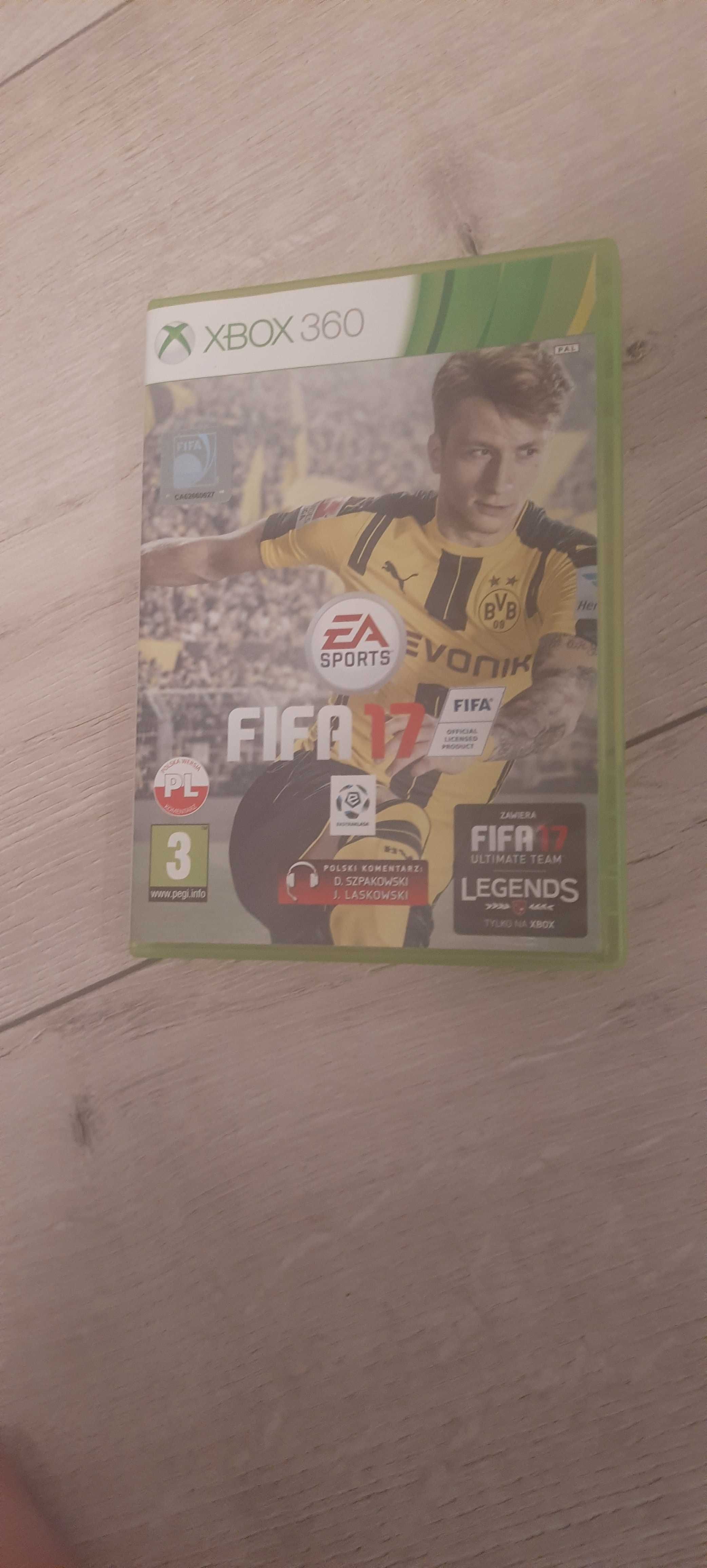 Sprzedam Fifa 17 na xbox 360