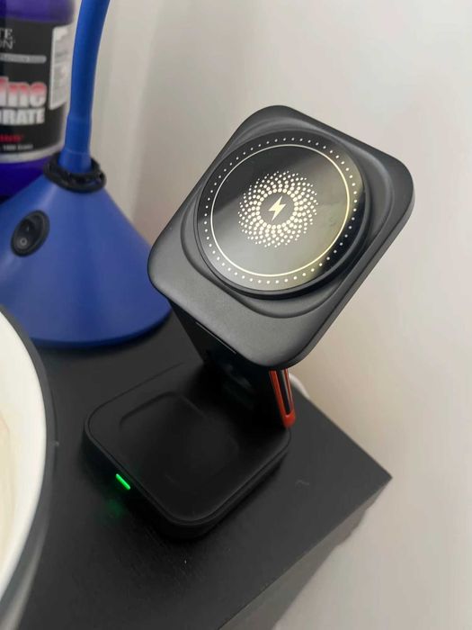 Бездротова зарядка iPhone 15 14 13 12 Apple Watch 8 7 6 Airpods Pro