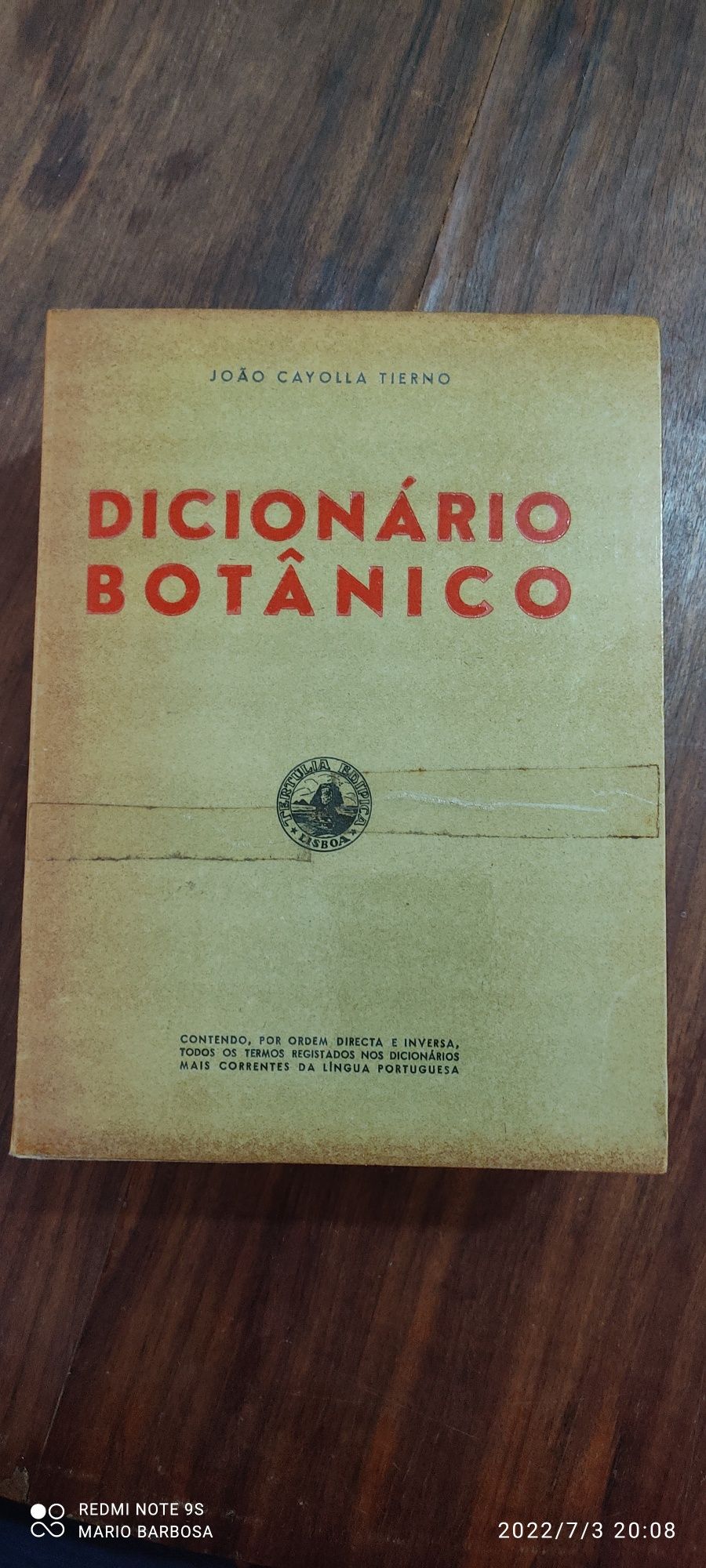 Dicionário botânico