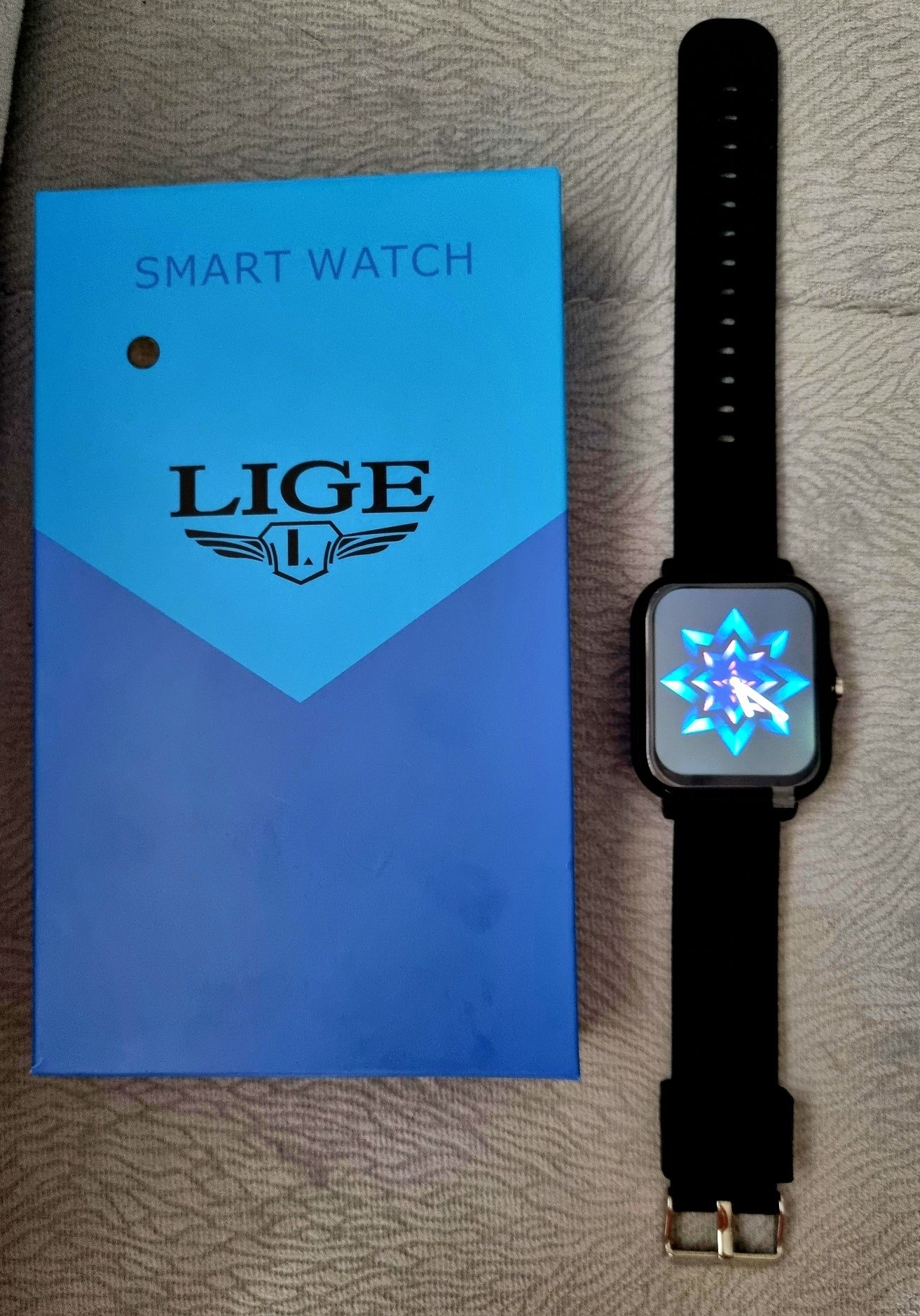 Smart Watch Lige *czarny pasek