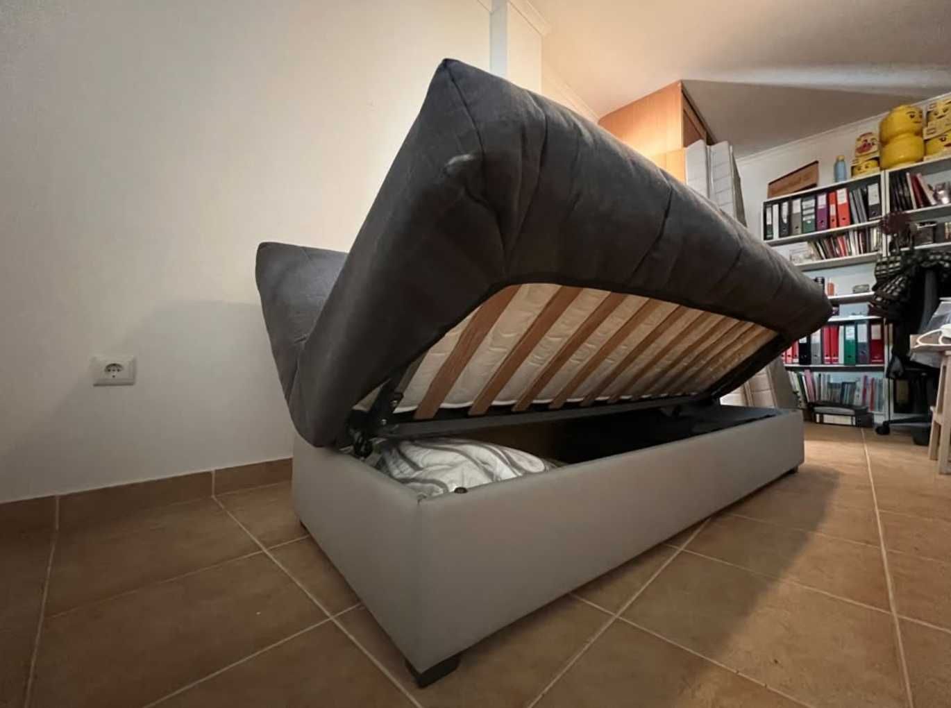 Sofá Cama c/ arrumação_ Conforama
