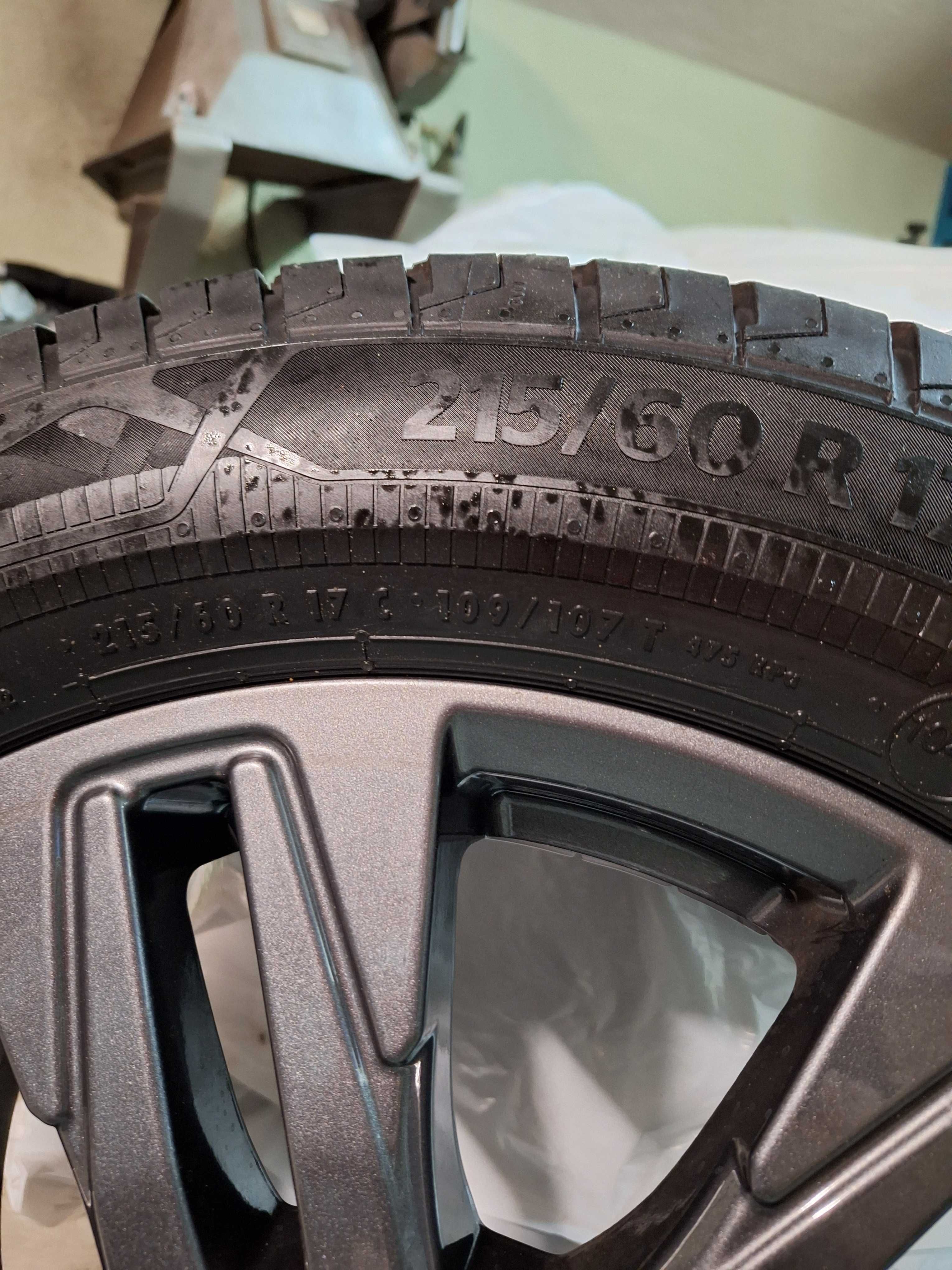 Nowa koła z alu felgi do Ford Transit Custom 2024. 215/60R 17 T