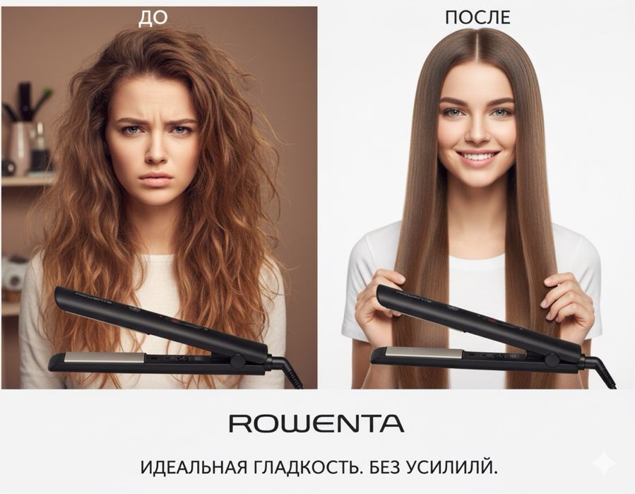 Rowenta CF7102. Стайлер, утюжок для волос