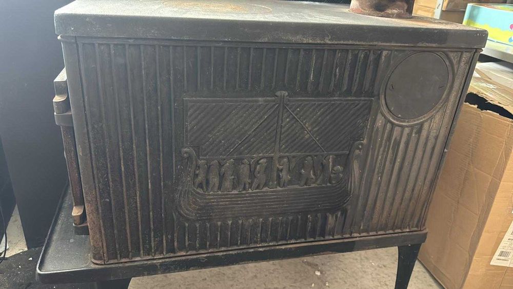 Super kominek piec koza NORFLAME  Norweski stylowy żeliwny