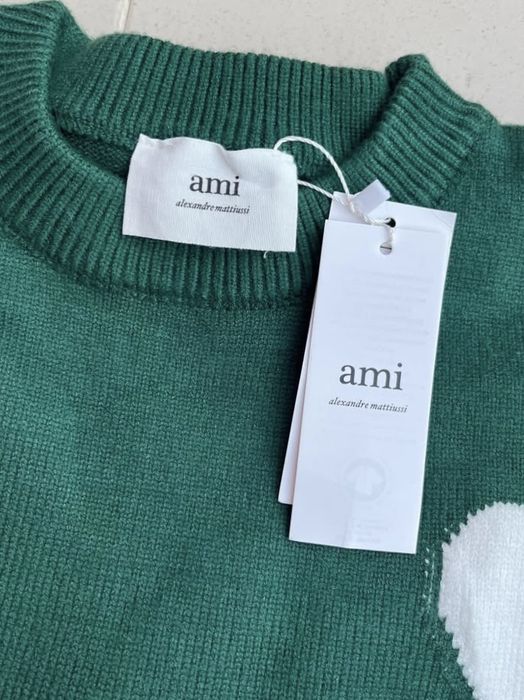 Sweat Ami Paris verde escura