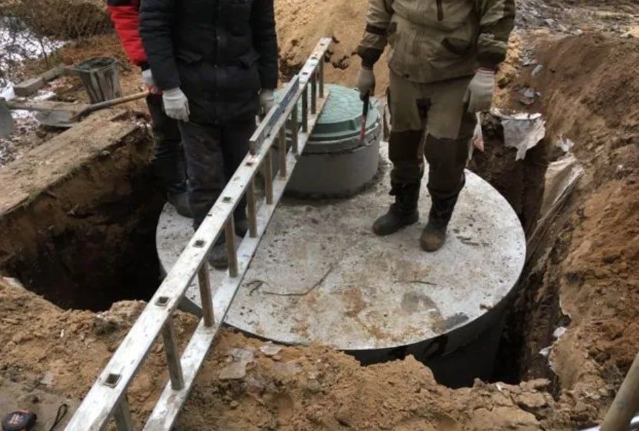 Каналізація з бетонних кілець септик - ТУ50 під ключ за один день