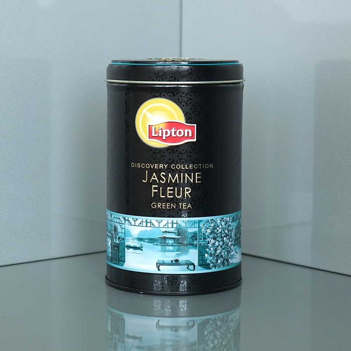 Металлическая банка от чая жестяная ёмкость для хранения контейнер