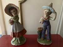 Bonecos em ceramica