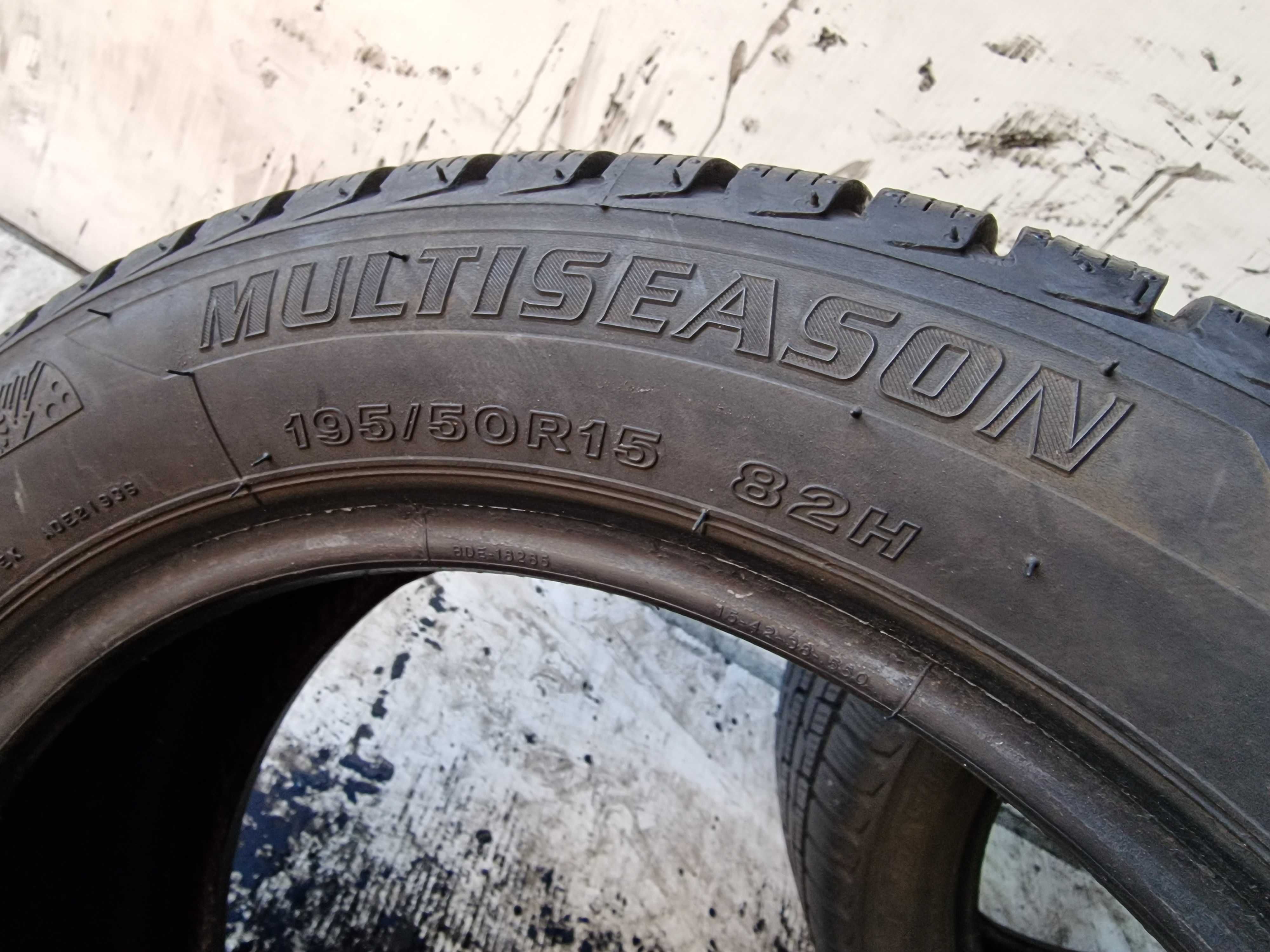 Sprzedam 2 opony 195/50 15" Firestone wielosezonowe 95%