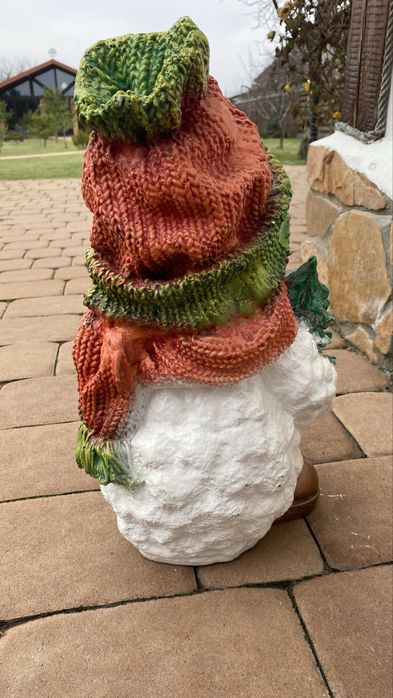 Сніговик новорічний декор