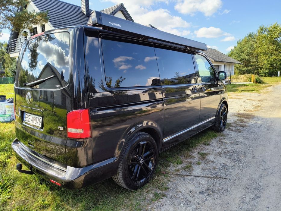 Vw multivan dsg, dociągi, skóry,łóżko,fotowoltaika,markiza,Webasto