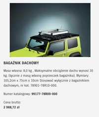 Bagażnik dachowy - kosz Jimny 2018-