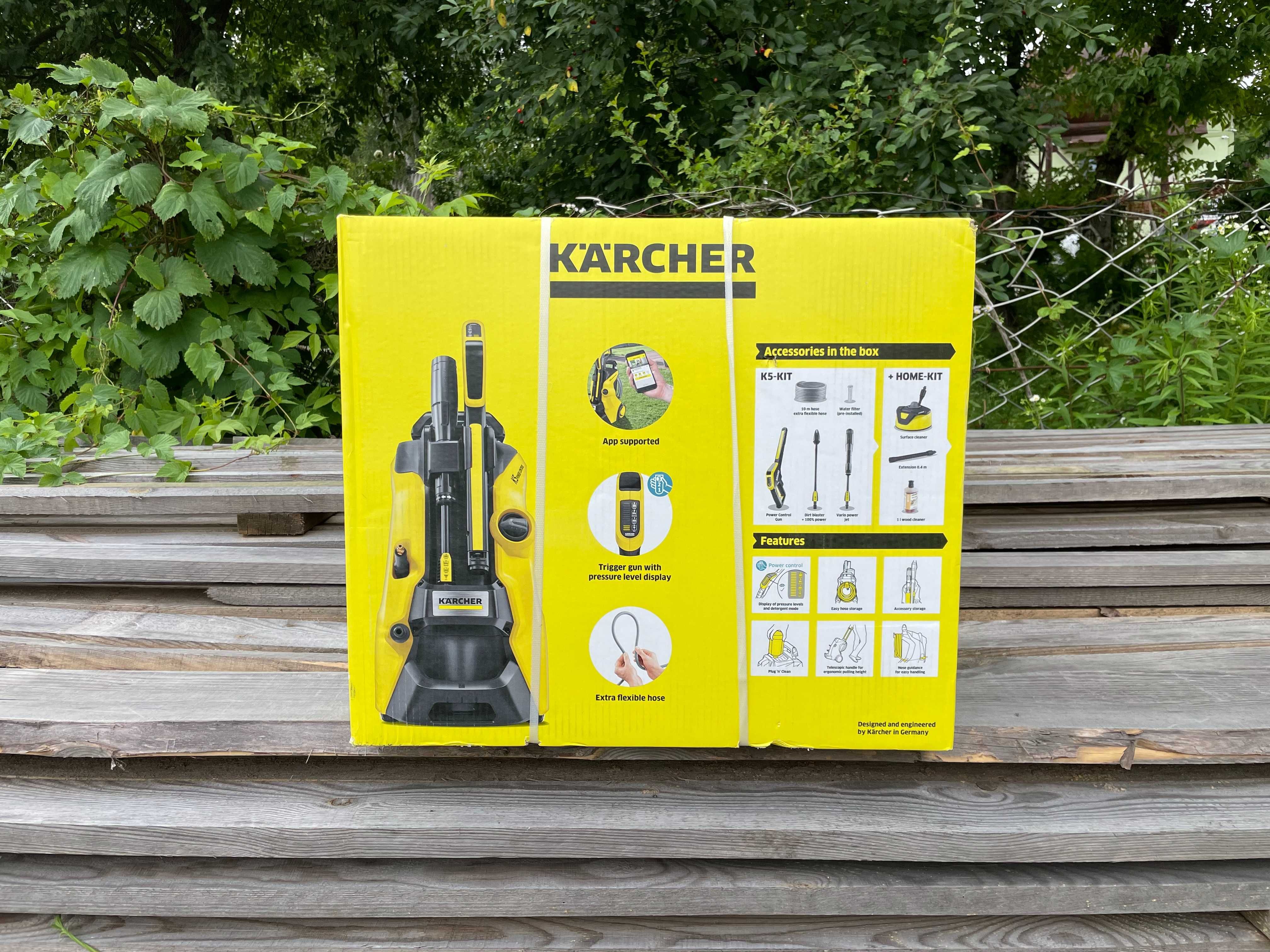Мийка Karcher K 5 Power Control Home Flex Wood + T5 Нові! Запечатані!