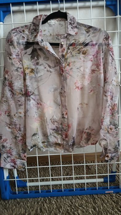 Блуза, рубашка шифонова , розмір наш 42-44