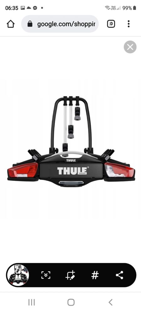 Thule Velocompact 926  bagażnik 3+1  Nowy