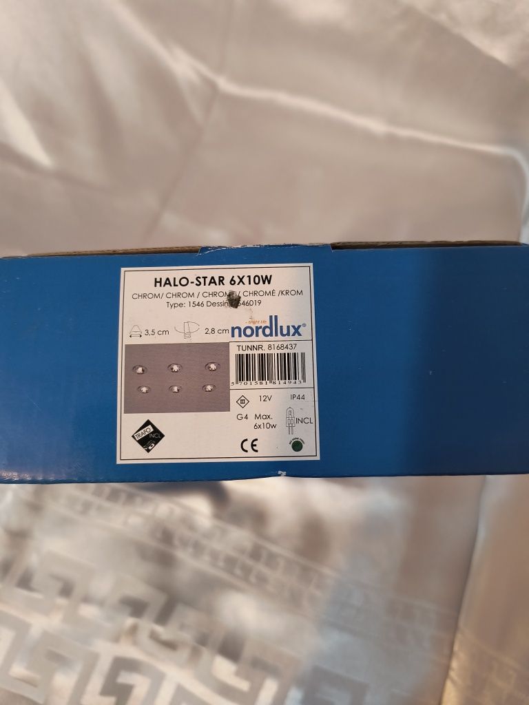 Nordlux halostar  6x 10w Zestaw lamp Wpuszczany
