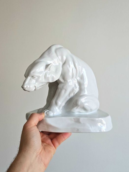 Niedźwiedź porcelana Herend Węgry