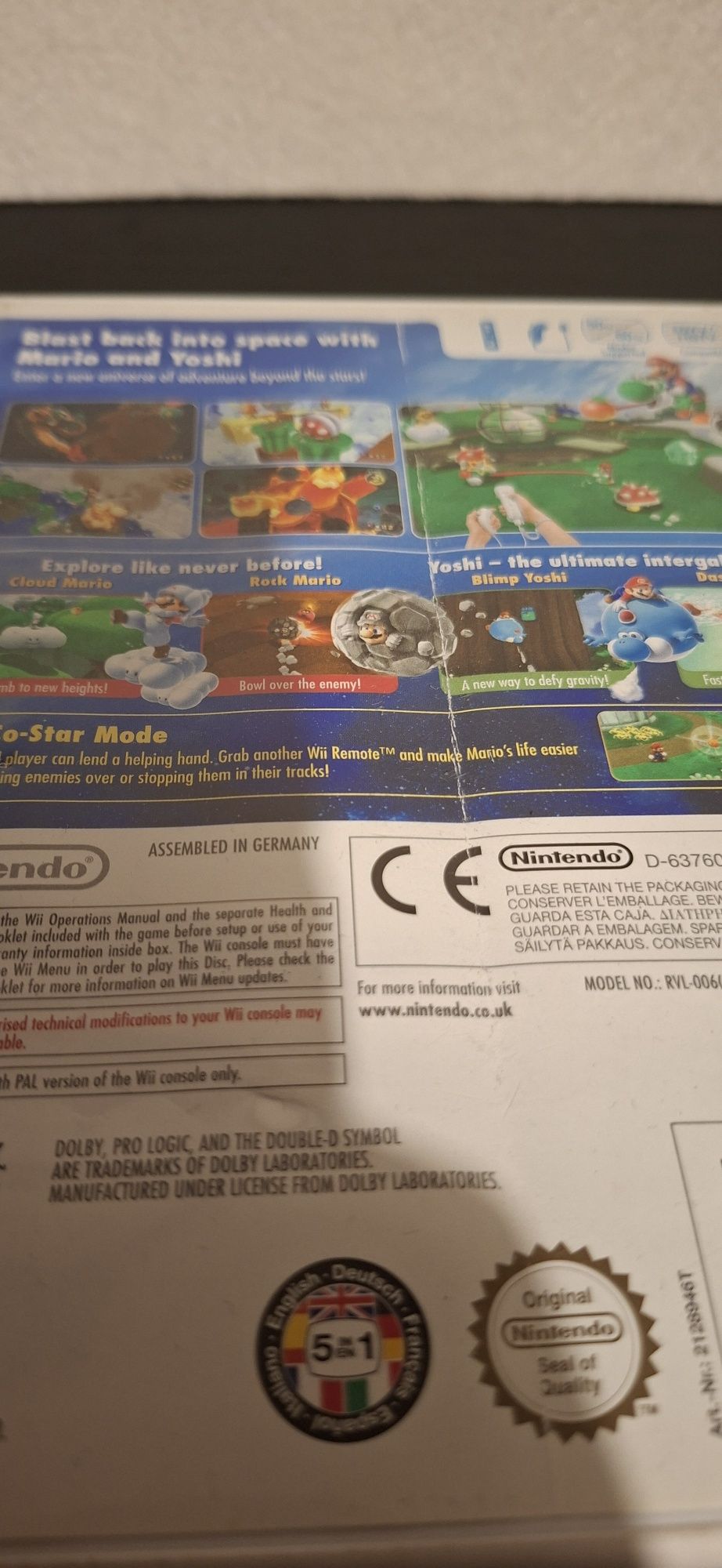 Super Mario Galaxy 2 Nintendo Wii com caixa sem manual