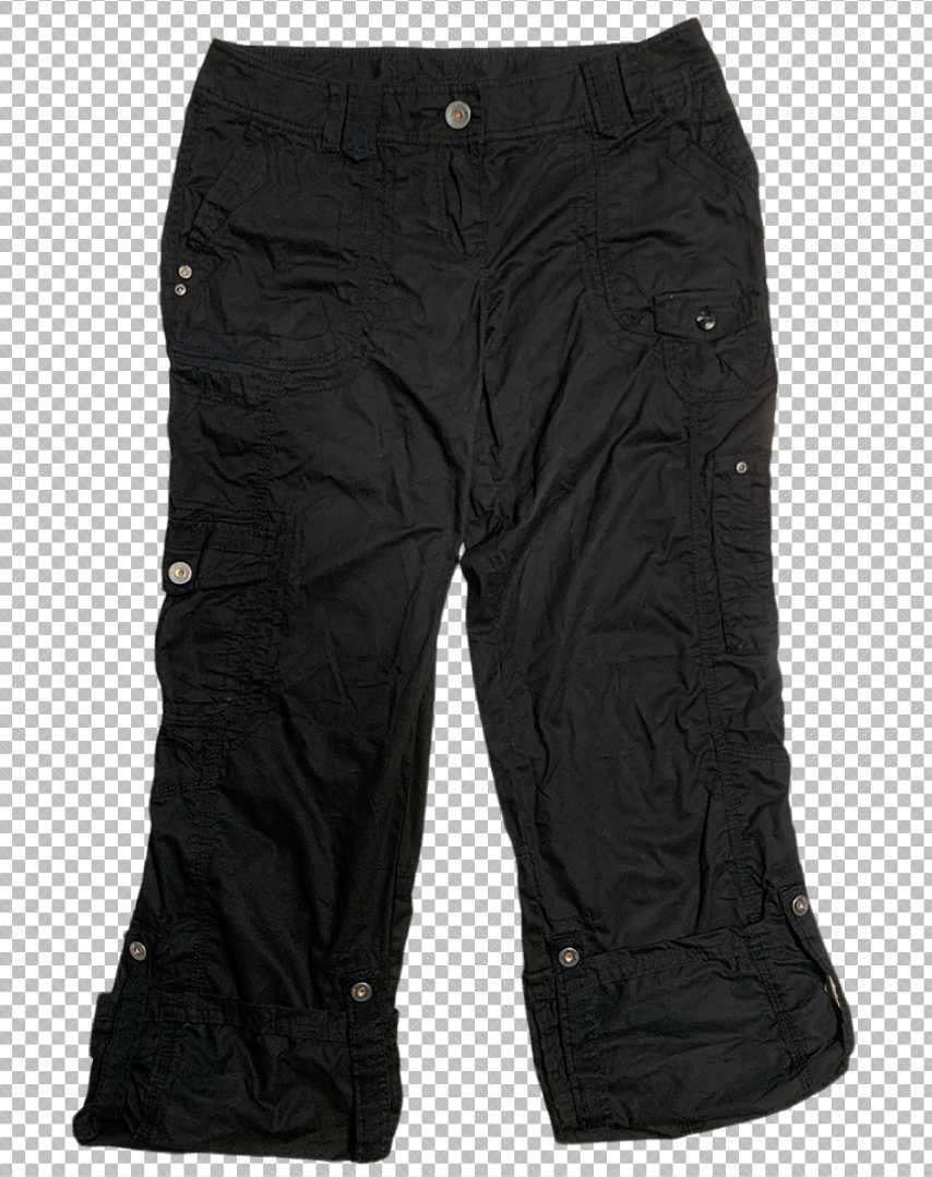 Tom Tailor black opium карго pants transformer (38 size)