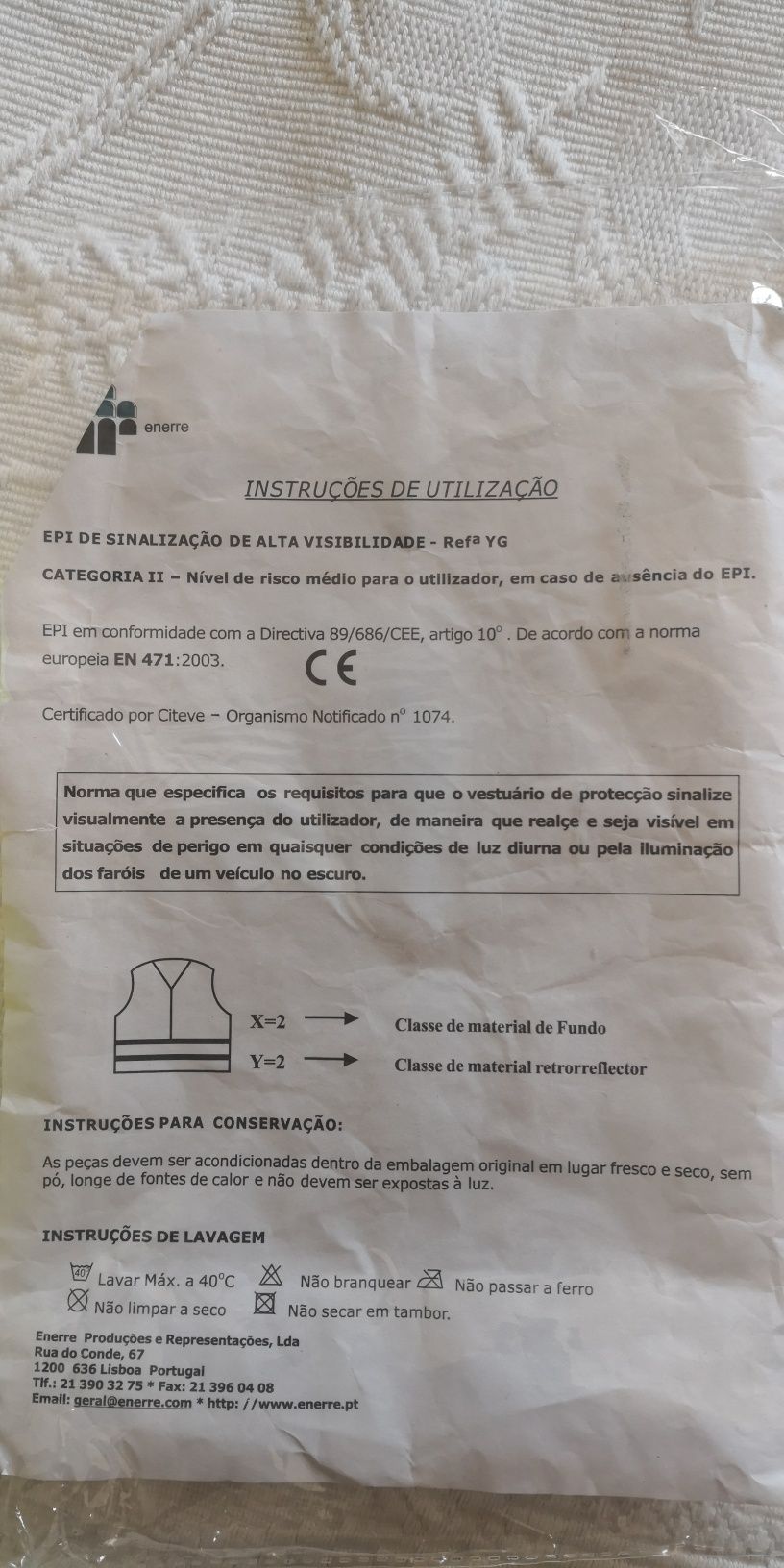 1 colete reflector XL