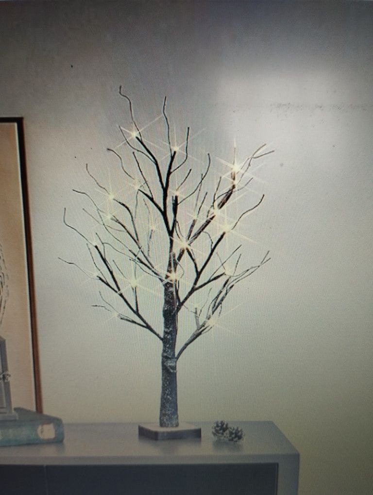 Drzewko LED brązowe