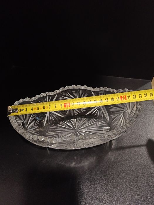 Хрустальные ладья, салатник, пиалка