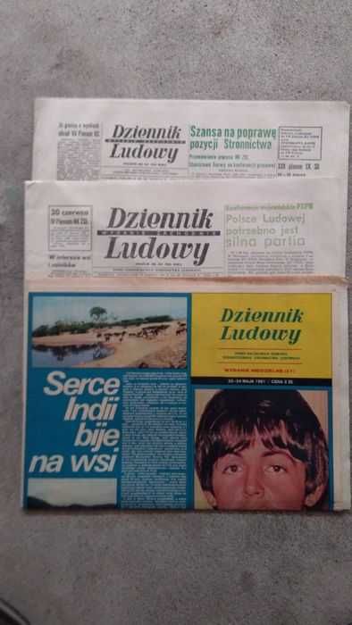 stare gazety prl różne, propaganda pzpr