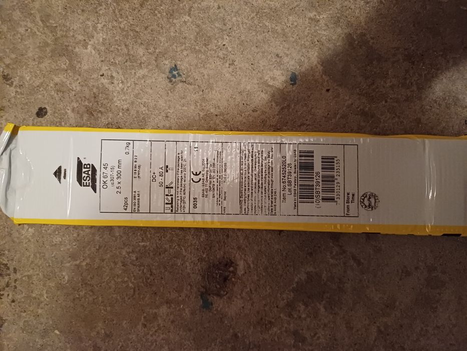 Elektrody ESAB 2,5x300