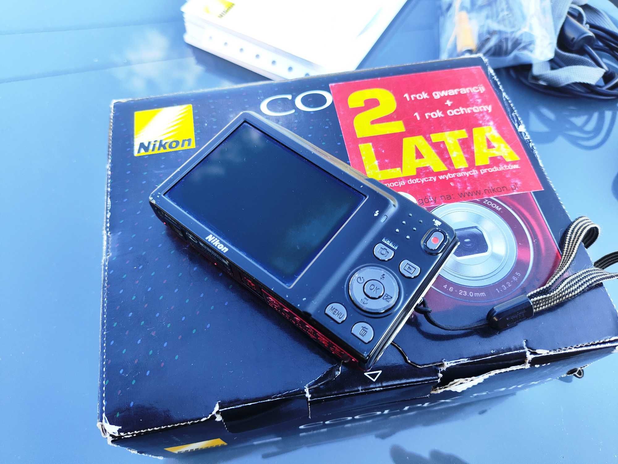 Aparat cyfrowy Nikon Coolpix S3100, Pudełko, Komplet, Wysyłka w cenie!