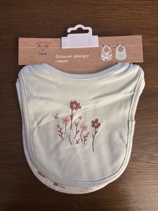 Zestaw Śliniaczków Dziecięcych 2 sztuki Baby Bear Leon