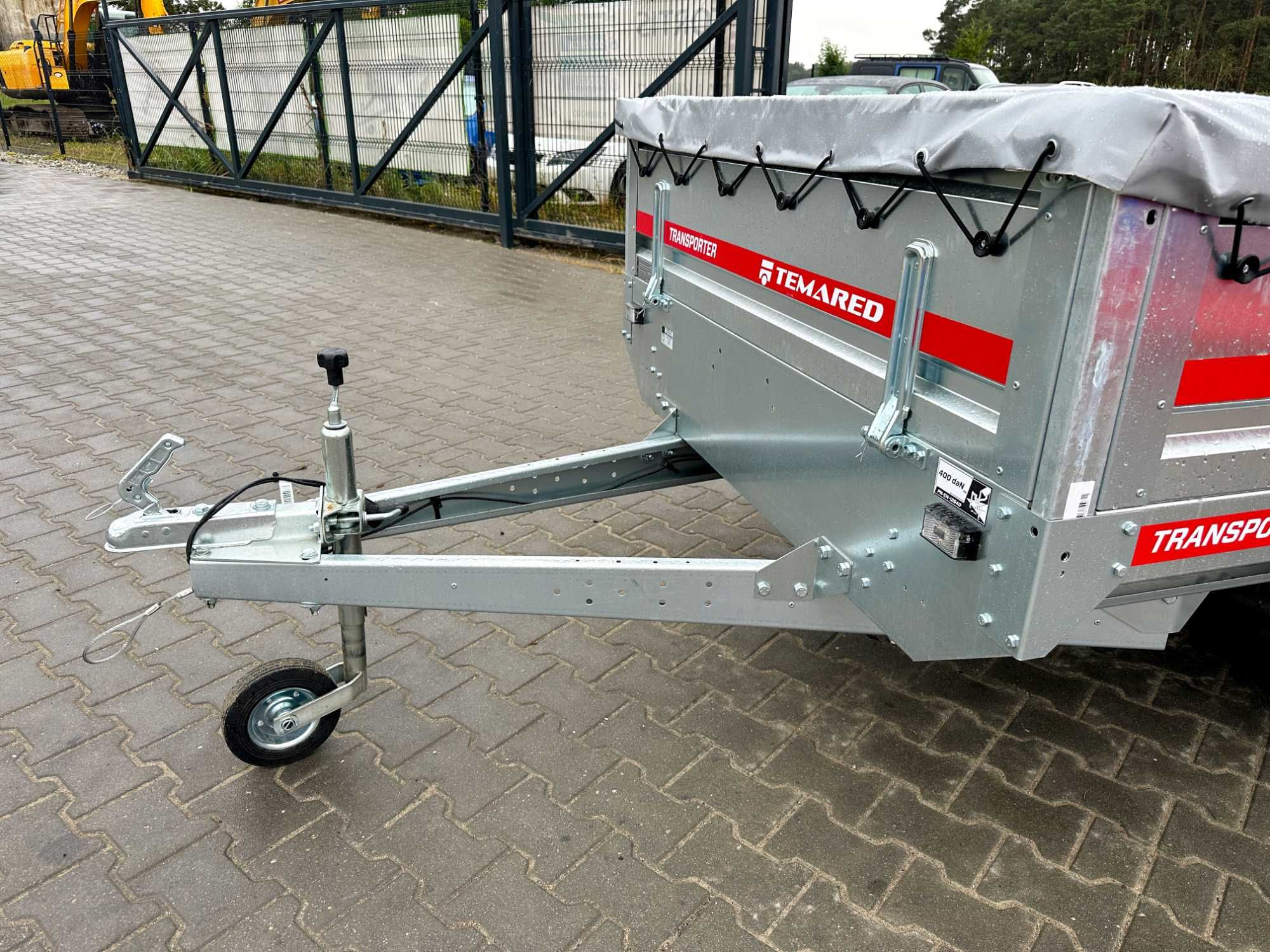 Przyczepka 304x151 cm TEMARED TRANSPORTER 3015/2 0,75T + plandeka