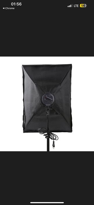 Софтбокс 60х90см.Prolighting (на 5 ламп Е27, + Стійка 2.2м)