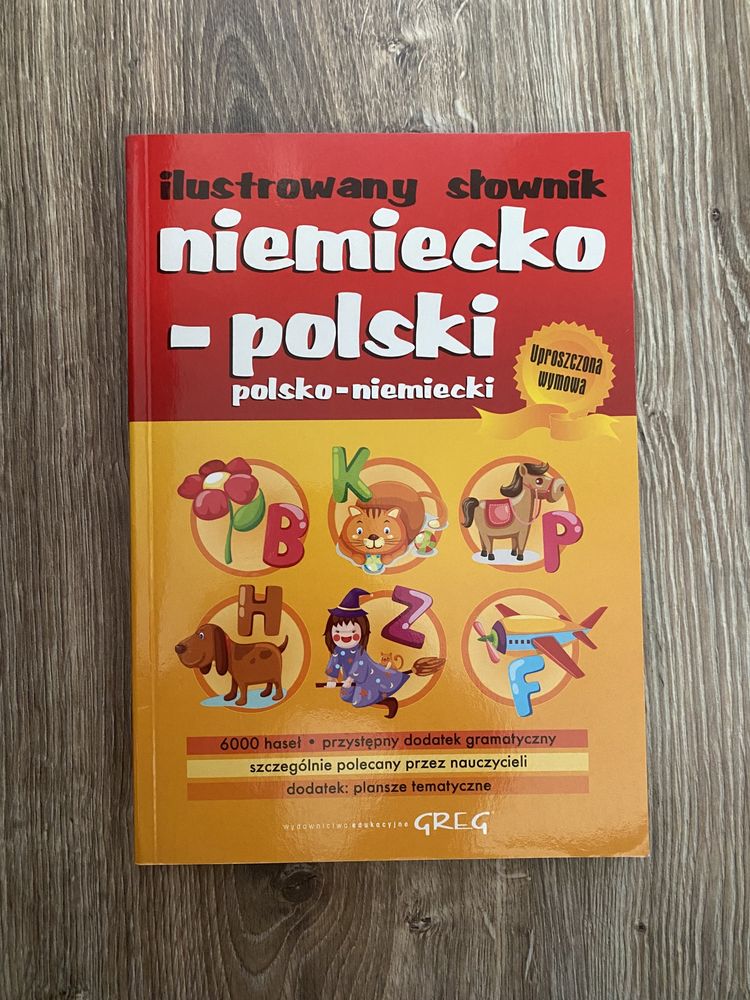 “Ilustrowany słownik niemiecko - polski” Greg