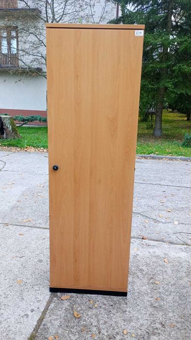 Szafa ubraniowa biała 60x189 szafy komody ubraniowe do biur domu pokoj